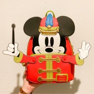 Mickey Mouse in the Band Loungefly Mini backpack Disney 100 WDW Parks